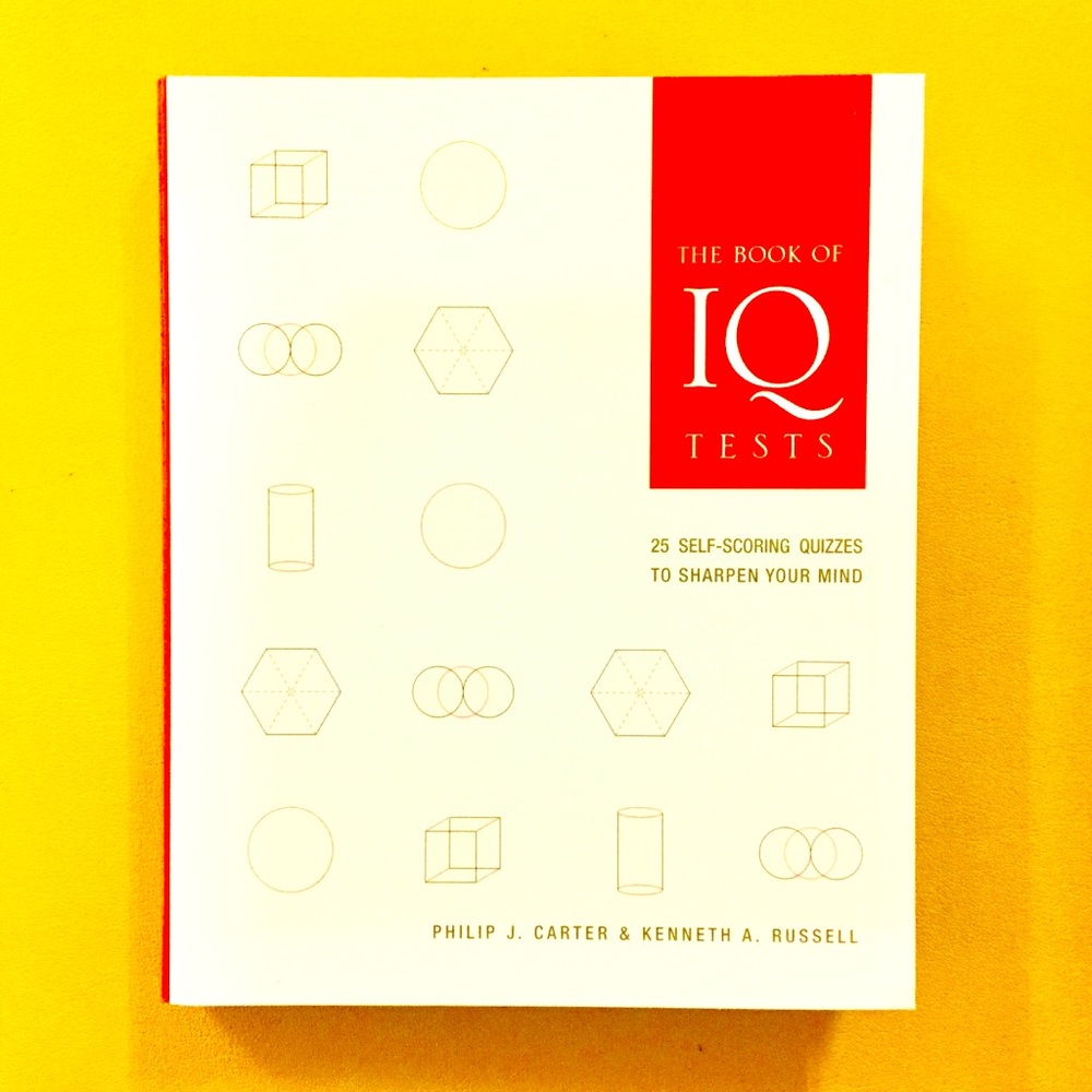 💮 FREE w/ Purchase 💮 THE BOOK OF IQ TESTS